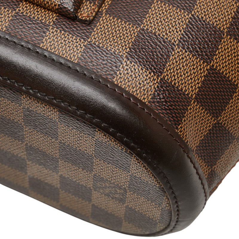 ルイ ヴィトン ダミエ マノスク トートバッグ N51121 ブラウン PVC レザー レディース LOUIS VUITTON 【中古】