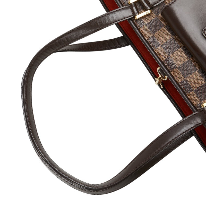 ルイ ヴィトン ダミエ マノスク トートバッグ N51121 ブラウン PVC レザー レディース LOUIS VUITTON 【中古】