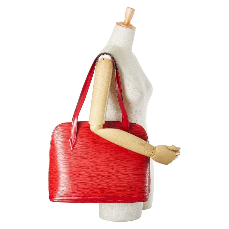 ルイ ヴィトン エピ リュサック トートバッグ ショルダーバッグ M52287 カスティリアンレッド レザー レディース LOUIS VUITTON 【中古】