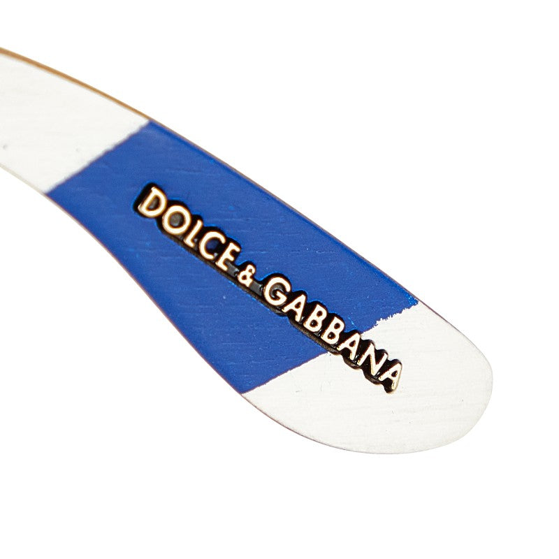 ドルチェアンドガッバーナ シチリアン カレット サングラス ホワイト マルチカラー プラスチック レディース DOLCE&GABBANA 【中古】