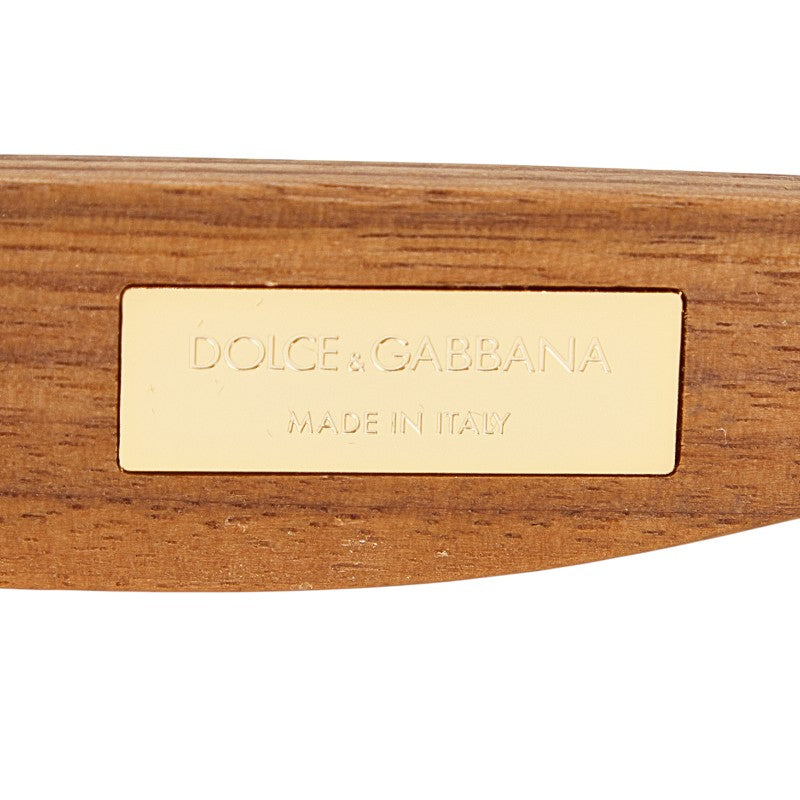 ドルチェアンドガッバーナ シチリアン カレット サングラス ホワイト マルチカラー プラスチック レディース DOLCE&GABBANA 【中古】