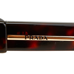 プラダ ロゴ サングラス SPRA16F ブラック ブラウン プラスチック レディース PRADA 【中古】