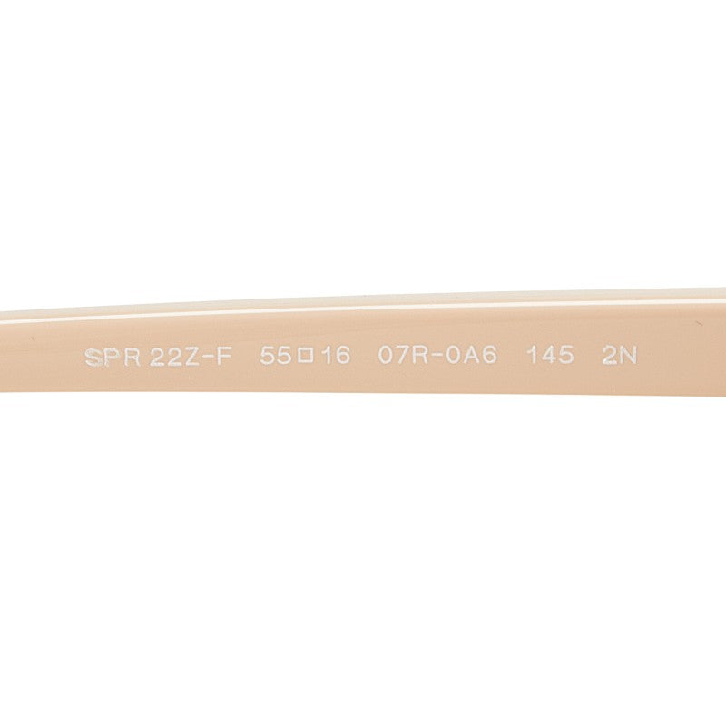 プラダ ロゴ サングラス SPR22Z ブラウン ベージュ プラスチック レディース PRADA 【中古】