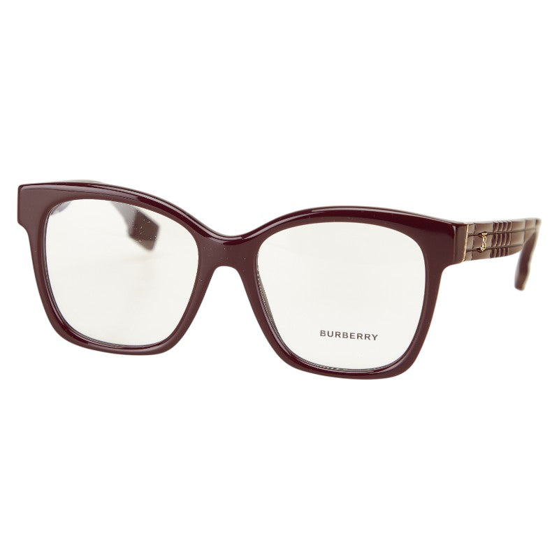バーバリー シルヴィ ウェリントン メガネ B2363 パープル プラスチック レディース BURBERRY 【中古】