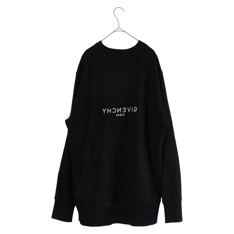 ジバンシー ロゴ スウェットトレーナー サイズ:M ブラック コットン メンズ Givenchy 【中古】