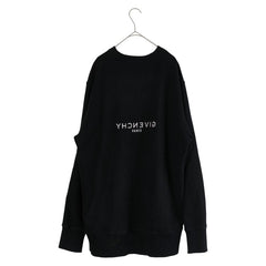 ジバンシー ロゴ スウェットトレーナー サイズ:M ブラック コットン メンズ Givenchy 【中古】