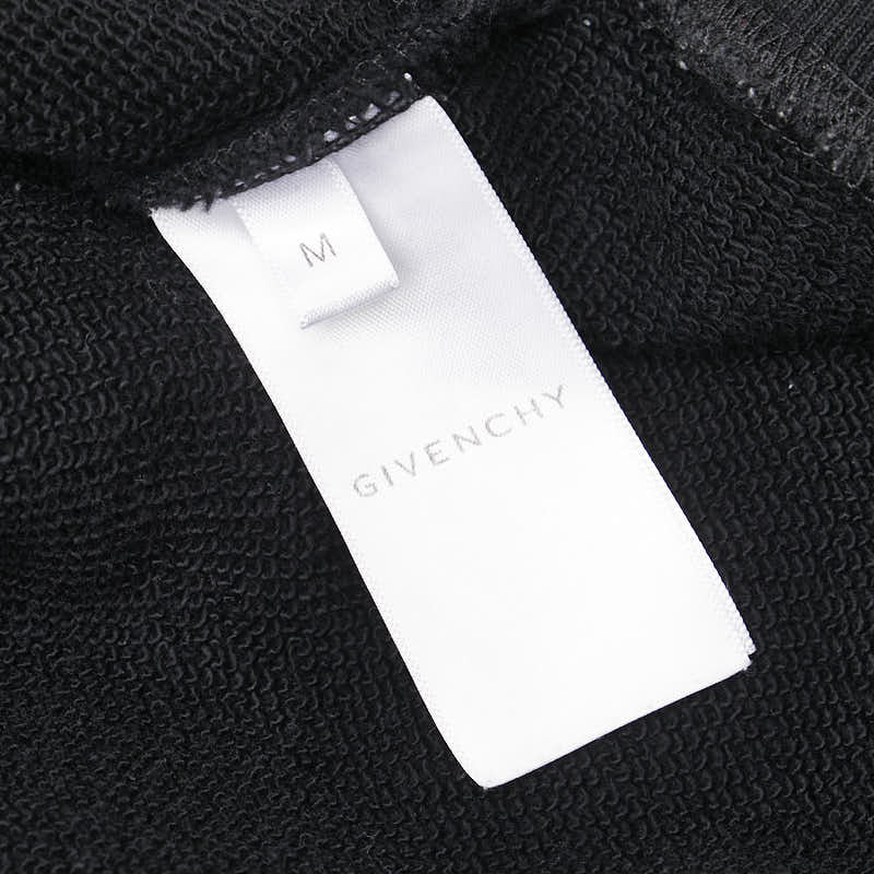 ジバンシー ロゴ スウェットトレーナー サイズ:M ブラック コットン メンズ Givenchy 【中古】