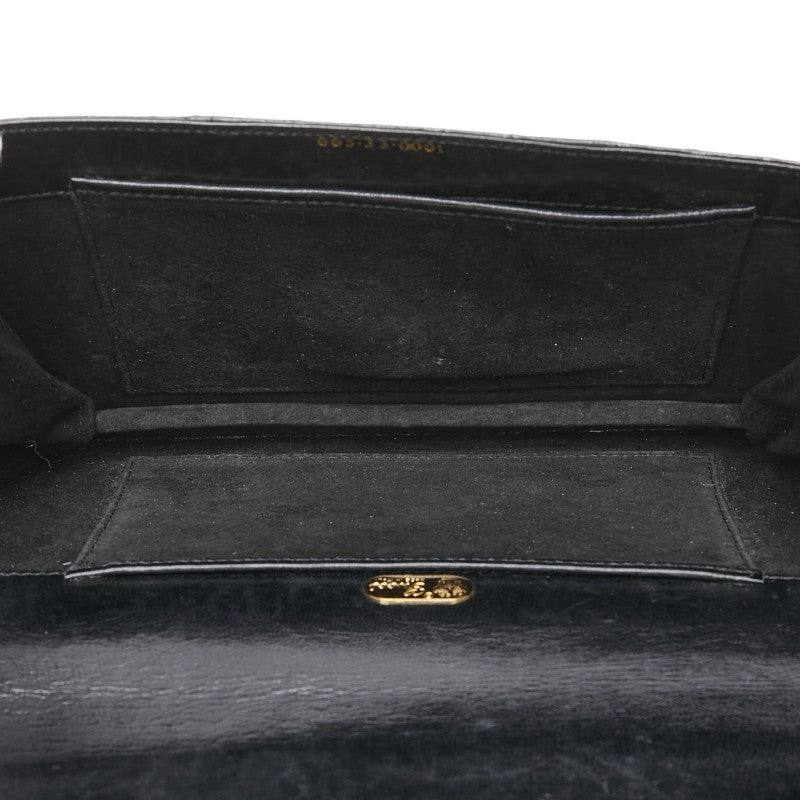グッチ パイソン ショルダーバッグ 005 33 0001 ブラック レザー レディース GUCCI 【中古】