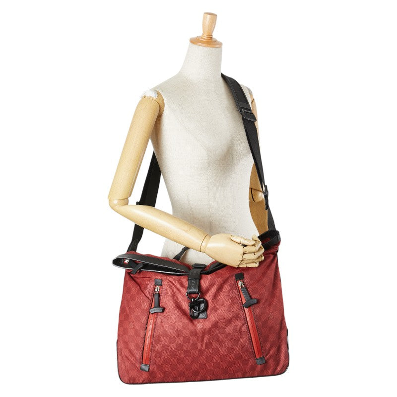 ルイ ヴィトン ダミエ チャレンジ ソラール ショルダーバッグ トートバッグ N41191 ブラック PVC レザー レディース LOUIS VUITTON 【中古】