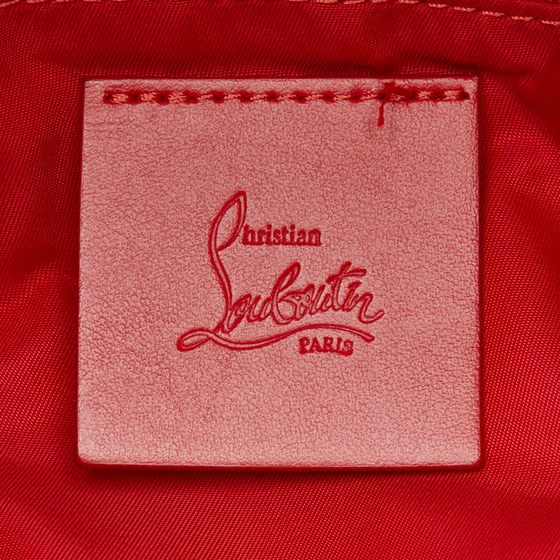 クリスチャンルブタン Backloubi バックルビ ホログラム スタッズ リュック バックパック シルバー オーロラ レザー レディース Christian Louboutin 【中古】