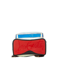 クリスチャンルブタン Backloubi バックルビ ホログラム スタッズ リュック バックパック シルバー オーロラ レザー レディース Christian Louboutin 【中古】