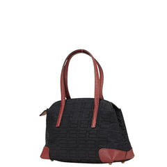 バレンシアガ ミニハンドバッグ ブラック レッド ナイロン レザー レディース BALENCIAGA 【中古】