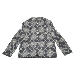 ルイ ヴィトン ダミエ ウールジャケット サイズ:52 グレー ウール ナイロン メンズ LOUIS VUITTON 【中古】