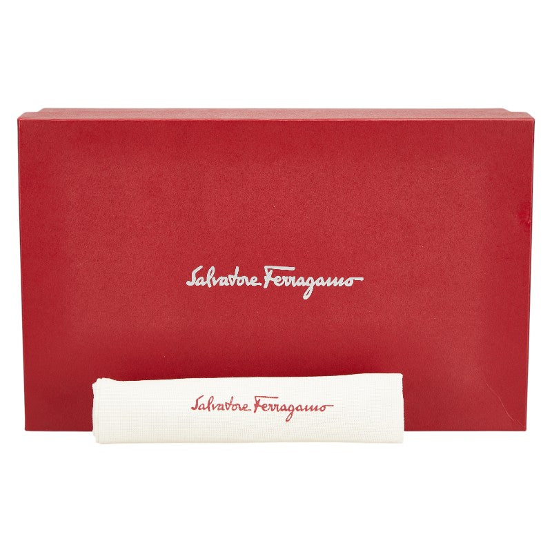 サルヴァトーレフェラガモ ホースビット ローファー ドライビングシューズ サイズ：8 1/2 ホワイト レザー メンズ Salvatore Ferragamo 【中古】