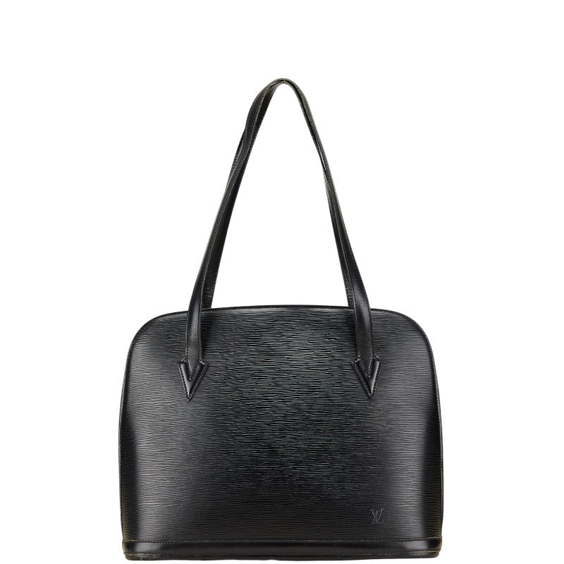ルイ ヴィトン エピ リュサック ショルダーバッグ トートバッグ M52282 ノワール ブラック レザー レディース LOUIS VUITTON 【中古】