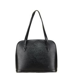 ルイ ヴィトン エピ リュサック ショルダーバッグ トートバッグ M52282 ノワール ブラック レザー レディース LOUIS VUITTON 【中古】