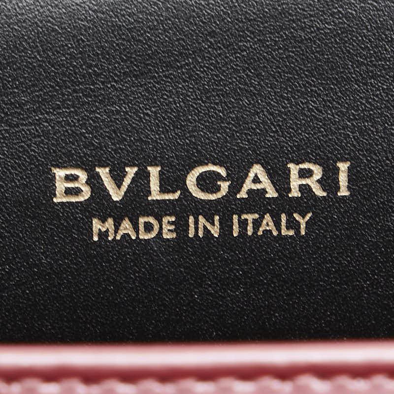 ブルガリ セルペンティ フォーエバー チェーン ショルダーバッグ ピンク ゴールド エナメル レディース BVLGARI 【中古】