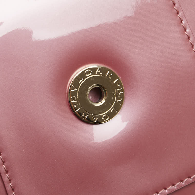 ブルガリ セルペンティ フォーエバー チェーン ショルダーバッグ ピンク ゴールド エナメル レディース BVLGARI 【中古】