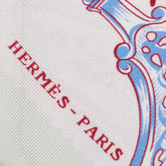 エルメス ツイリー Etriers Remix 鐙 リミックス スカーフ ピンク マルチカラー シルク レディース HERMES 【中古】