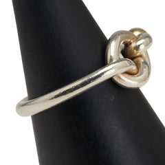 ティファニー ラブノット リング 指輪 シルバー ゴールド SV925 シルバー K18YG イエローゴールド レディース TIFFANY&Co. 【中古】