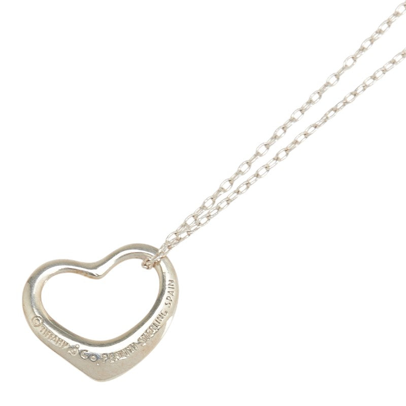 ティファニー オープンハート ネックレス SV925 シルバー レディース TIFFANY&Co. 【中古】