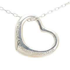 ティファニー オープンハート ネックレス SV925 シルバー レディース TIFFANY&Co. 【中古】