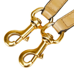 グッチ ショルダーストラップ ベージュ レザー レディース GUCCI 【中古】