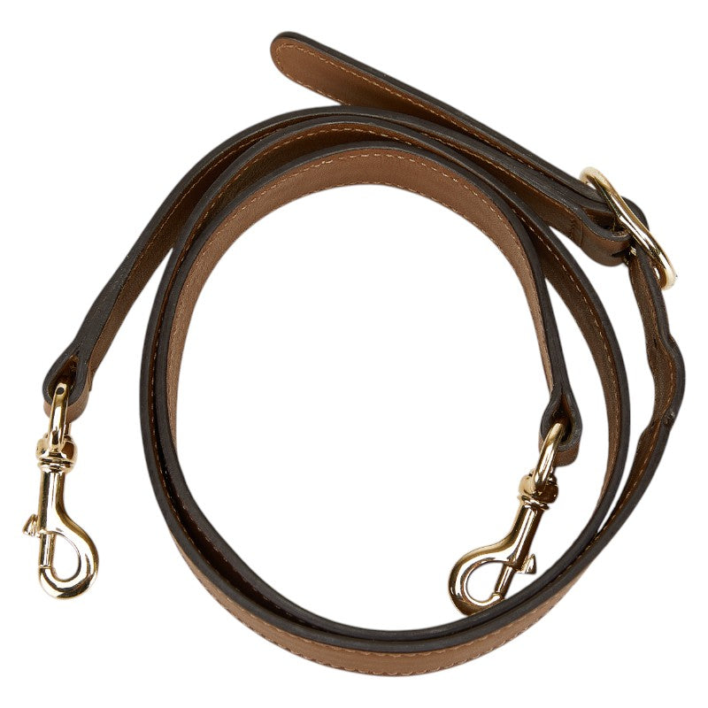 グッチ ショルダーストラップ ブラウン レザー レディース GUCCI 【中古】