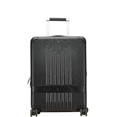 モンブラン MY4810 キャビン トローリー スーツケース キャリーケース ブラック レザー ポリカーボネート メンズ MONTBLANC 【中古】