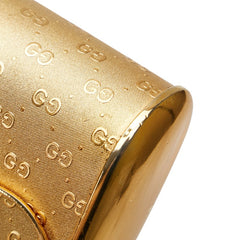 グッチ GGロゴ クラッチバッグ パーティバッグ ゴールド メッキ レディース GUCCI 【中古】