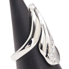 Pt900 プラチナ ダイヤ0.28ct リング 指輪 レディース 8.5号 【中古】