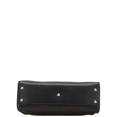 フェンディ ピーカブー ミディアム ハンドバッグ ショルダーバッグ 2WAY 8BN290 ブラック レザー レディース FENDI 【中古】