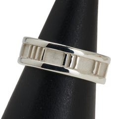 ティファニー シルバー ホワイト SV925 シルバー アトラス リング 指輪 レディース TIFFANY&Co. 9号 【中古】