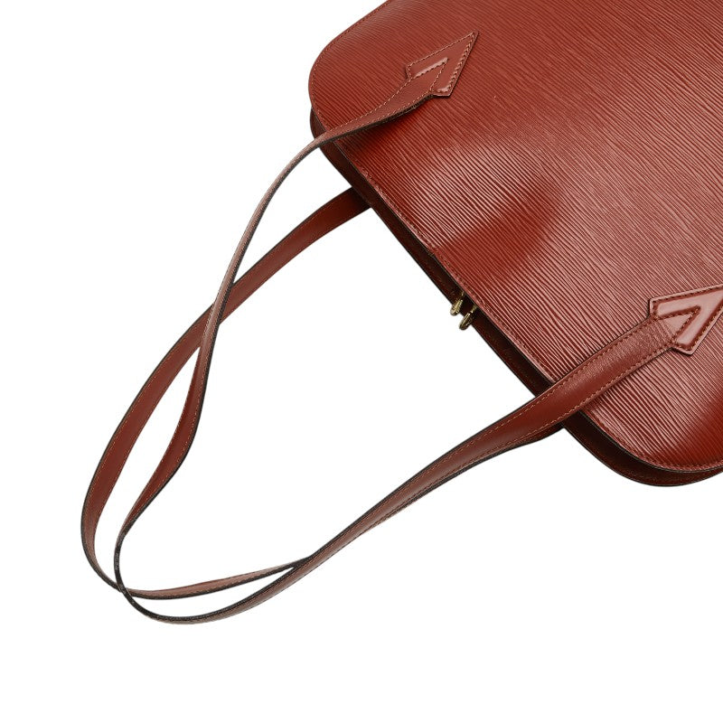 ルイ ヴィトン エピ リュサック トートバッグ ショルダーバッグ M52283 ケニアブラウン レザー レディース LOUIS VUITTON 【中古】