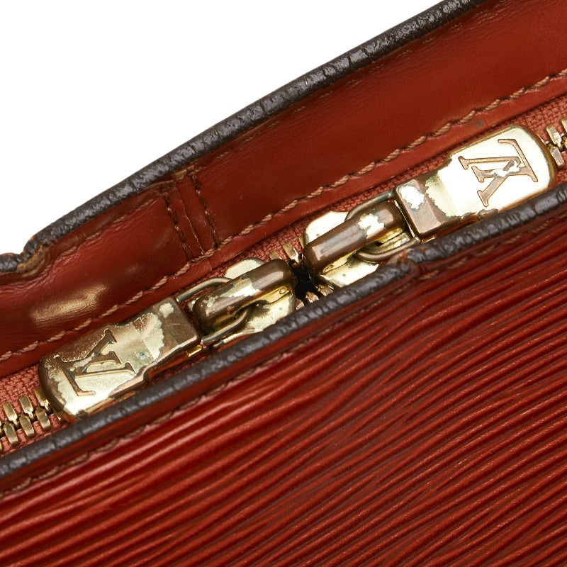 ルイ ヴィトン エピ リュサック トートバッグ ショルダーバッグ M52283 ケニアブラウン レザー レディース LOUIS VUITTON 【中古】