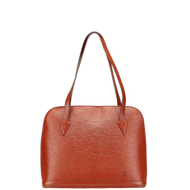 ルイ ヴィトン エピ リュサック トートバッグ ショルダーバッグ M52283 ケニアブラウン レザー レディース LOUIS VUITTON 【中古】
