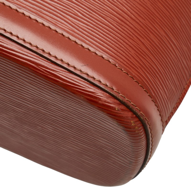 ルイ ヴィトン エピ リュサック トートバッグ ショルダーバッグ M52283 ケニアブラウン レザー レディース LOUIS VUITTON 【中古】