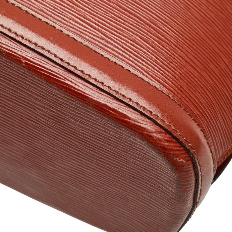 ルイ ヴィトン エピ リュサック トートバッグ ショルダーバッグ M52283 ケニアブラウン レザー レディース LOUIS VUITTON 【中古】