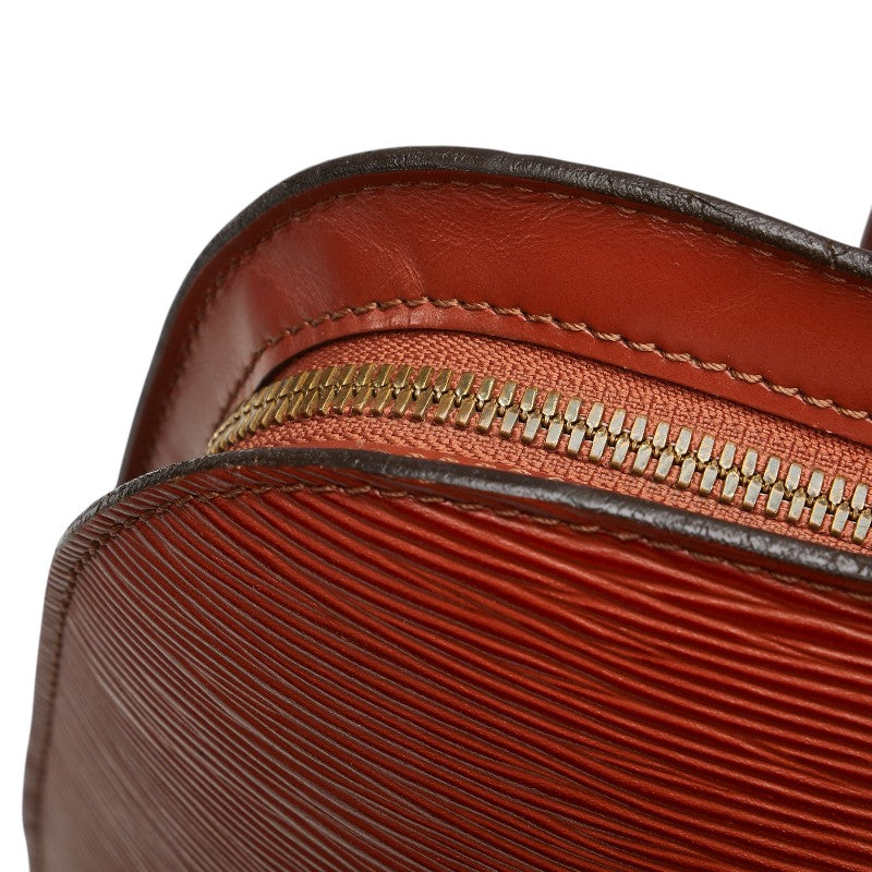 ルイ ヴィトン エピ リュサック トートバッグ ショルダーバッグ M52283 ケニアブラウン レザー レディース LOUIS VUITTON 【中古】
