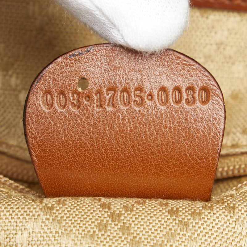 グッチ バンブー リュック バックパック 003 1705 0030 ブラウン レザー レディース GUCCI 【中古】