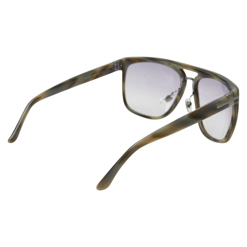 グッチ サングラス GG1028 カーキグリーン ブラウン プラスチック メンズ GUCCI 【中古】