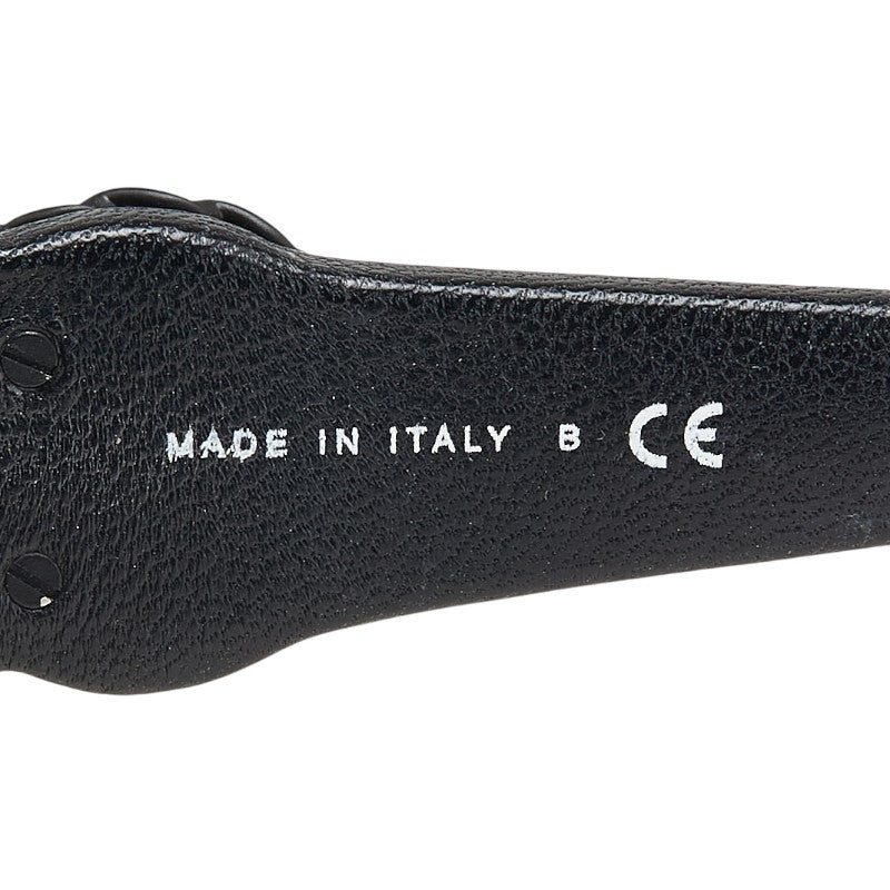 シャネル ウェリントン ココマーク サングラス 5455-Q-B 888/S4 ブラック プラスチック レザー レディース CHANEL 【中古】