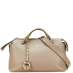 フェンディ バイザウェイ ハンドバッグ ショルダーバッグ 2WAY 8BL124 ベージュ レザー レディース FENDI 【中古】