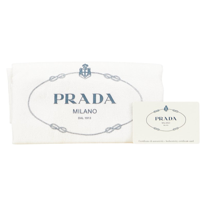 プラダ ロゴ ハンドバッグ ショルダーバッグ 2WAY BL0394 ブラウン レザー レディース PRADA 【中古】