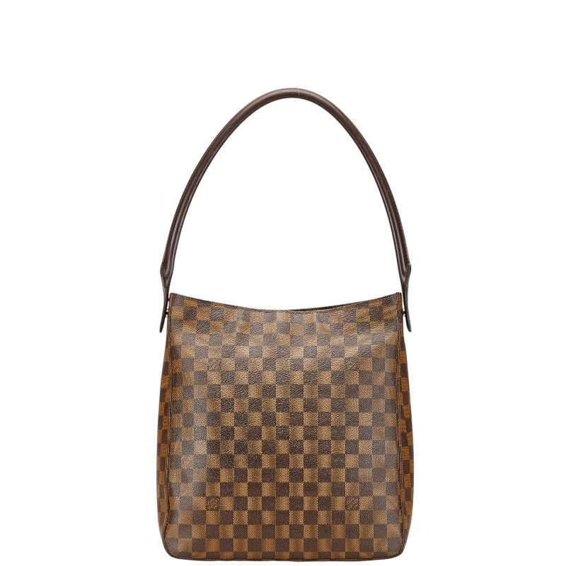 ルイ ヴィトン モノグラム ルーピングGM ショルダーバッグ ハンドバッグ M51145 ブラウン PVC レザー レディース LOUIS VUITTON 【中古】