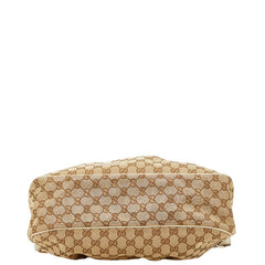 グッチ GGキャンバス スーキー 斜め掛け ショルダーバッグ 296834 ベージュ ゴールド キャンバス レザー レディース GUCCI 【中古】