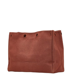 エルメス エールバッグ カバスGM 替えバッグ ブラウン キャンバス レディース HERMES 【中古】