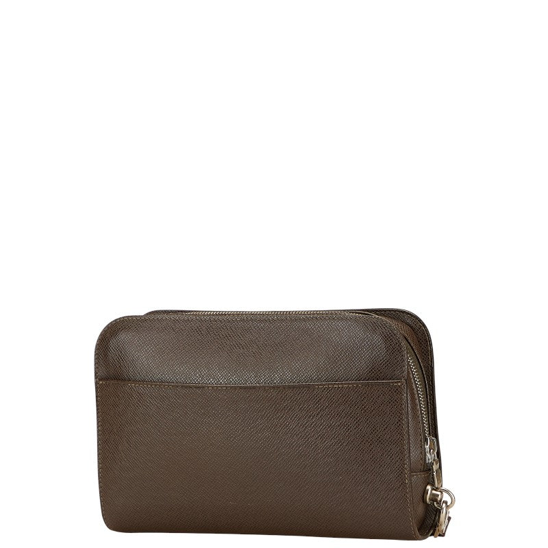 ルイ ヴィトン タイガ バイカル セカンドバッグ クラッチバッグ M30188 グリズリ ブラウン レザー メンズ LOUIS VUITTON 【中古】