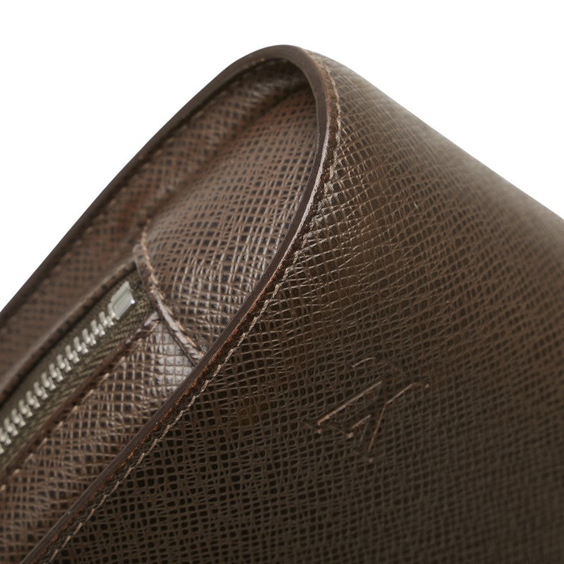 ルイ ヴィトン タイガ バイカル セカンドバッグ クラッチバッグ M30188 グリズリ ブラウン レザー メンズ LOUIS VUITTON 【中古】