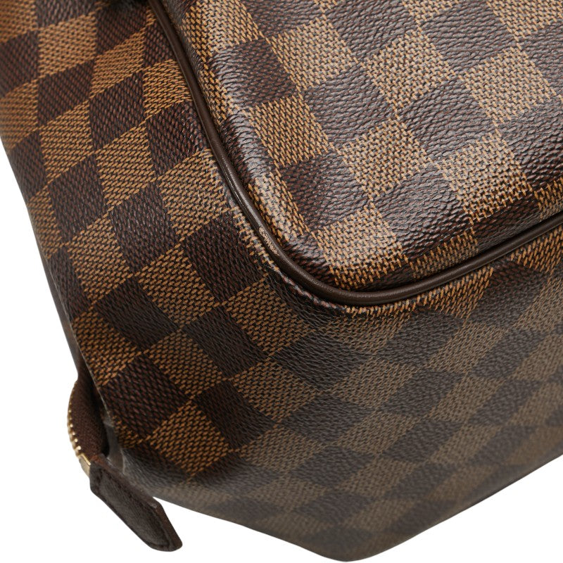 ルイ ヴィトン ダミエ ベレムMM ハンドバッグ N51174 ブラウン PVC レザー レディース LOUIS VUITTON 【中古】